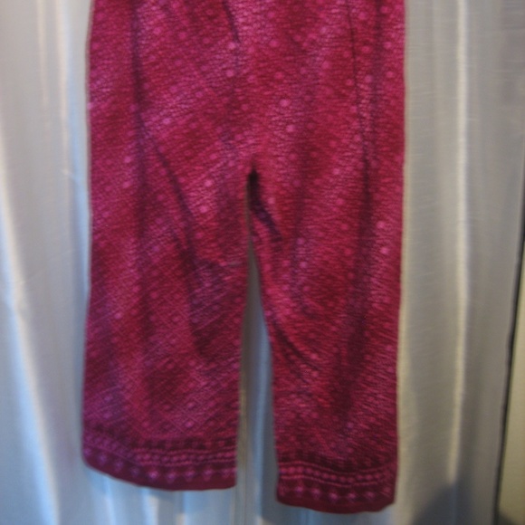 Nautica Blue Sleepwear Dark Pinks Drawstring Lounge Capri's Sz L Pre-Owned - Picture 5 of 5